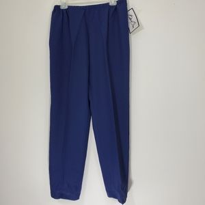 Bend Over Blue Pants with elastic waist and front pockets. Size 16